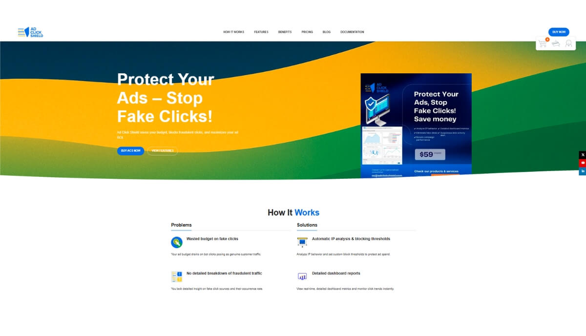 Ad Click Shield is a specialized WordPress plugin that allows you to monitor and control every single click on your ads. Unlike automatic systems that can be inaccurate, Ad Click Shield records each click in detail and lets you manually choose which IPs to exclude from your campaigns.
